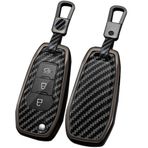 ontto Ford Fusion Fiesta Mondeo Everest Ranger Ecosport Kuga F150 Focus 2 3 Figo Puma Flip Anahtar kılıfı Akıllı Anahtar Kabuk Tutucu Anahtarlık Aksesuarları Siyah A