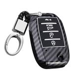 ontto Katlanır araba anahtarı kılıfı Kia Rio QL Sportage Ceed Cerato Soul Picanto Sorento K2 K3 K4 K5 ABS koruyucu kılıf anahtar kılıfı anahtarlık anahtarlık aksesuar 4 tuşlu siyah