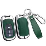 ontto Metal araba anahtarı kılıfı, anahtarlıklı anahtar kılıfı, Honda HRV Accord CR-V Pilot HR-V Civic Vezel RV3 RV4 2022 2023 için uygun, anahtar kılıfı, uzaktan kumanda, kapak, aksesuar, gümüş,