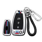 ontto Metal araba anahtarlık kapak Fit Hyundai I30 Accent Tucson Ix35 Solaris Elantra Kona Santa Fe Celesta Sonata Flip anahtar durumda anahtarlık silikon anahtar kabuk tutucu anahtarlık aksesuarları
