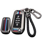 ontto Metal Araba Anahtarlık Kapak kılıf Fit Peugeot 208 3008 308 508 408 2008 307 4008 Citroen C4 C3 C6 Cactus C8 Anahtarlık Akıllı Flip Anahtar Kabuk Tutucu Çanta Anahtarlık Koruyucu Aksesuarlar