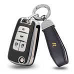 ontto Opel Vauxhall Astra Corsa Insignia Karl Mokka Zafira için Araba Anahtarlık Kapağı Anahtarlık Chevrolet Aveo Spark Anahtar Kılıfı TPU Akıllı Anahtar Kabuk Tutucu çanta anahtarlık aksesuarları 4