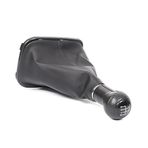 ontto Otomatik Vites topuzu fit VW Golf4 Bora 1998 1999 2000 2001 2002 2003 2004 Manuel Vites Kolu Styling Deri Toz Geçirmez Kapak ile 5 Hız Siyah 12mm
