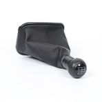 ontto Otomatik Vites topuzu fit VW Golf4 Bora 1998 1999 2000 2001 2002 2003 2004 Manuel Vites Kolu Styling Deri Toz Geçirmez Kapak ile 6 Hız Siyah 23mm