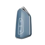 ontto TPU Araba anahtarı kılıf kapak Fit VW Golf 8 GTI MK8 ID.6 ID.5 Cupra Formentor Seat Leon Ateca Tarraco 3 Düğmeler Anahtar çantası Kabuk kutusu Aksesuarları Koruyucu, B-Gri, 3 buttons