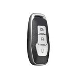 ontto TPU Araba anahtarı kılıf kapak Ford Focus 3 4 Ranger S C Max Explorer Fiesta Mondeo 3 4 5 MK3 MK4 MK5 3 Düğmeler Anahtar çantası Kabuk kutusu Aksesuarları Koruyucu, C-Gümüş, 3 buttons