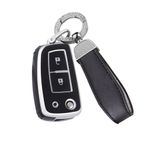ontto TPU Araba anahtarı kılıfı Nissan Qashqai J11 X-Trail Juke Micra Murano Tiida Maxima Altima Pulsar Flip Anahtar kılıfı anahtar çantası Kabuk anahtarlık Akıllı Anahtar Tutucu anahtarlık Koruyucu Aksesuarlar Siyah