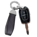 ontto TPU Araba Anahtarlık Kapağı Renault Dacia Logan Lodgy Dokker Duster Trafic Clio Master Sandero Anahtar kılıfı Akıllı Anahtar Kabuk Tutucu Çanta Anahtarlık Koruyucu Aksesuarlar 2 Düğme Siyah C