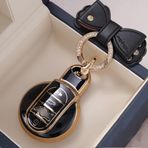 ontto TPU Araba Anahtarlık Kapak Fit BMW Mini Cooper S One Clubman Countryman F54 F55 F56 F57 F60 Anahtar durumda Kabuk Anahtarlık Anahtarlık Çanta Anahtarlık Aksesuarları Siyah