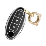 ontto TPU Araba Anahtarlık Kapak Fit Nissan Rogue Teana Sentra Versa Juke Infiniti Qashqai Micra 3 Düğmeler Anahtar kılıfı Akıllı Anahtar Kabuk Tutucu Çanta Anahtarlık Anahtarlık Koruyucu Aksesuarlar