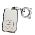 ontto TPU araba anahtarlık kapak Fit Subaru BRZ CROSSTREK Forester WRX Toyota Avalon Camry Corolla Highlander Prius anahtar durumda akıllı anahtar kabuk tutucu çanta anahtarlık anahtarlık aksesuarları