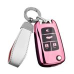 ontto TPU Katlanır Araba Anahtarlık Kapağı Opel Vauxhall Buick Astra Insignia Vectra Chevrolet Cruze Aveo Spark Captiva Mokka Anahtar kılıfı Anahtarlık Anahtar Kabuk Anahtar Tutucu Aksesuarları