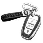 ontto TPU Silikon Araba Anahtarı Kılıfı Deri Anahtarlık Peugeot 308 408 508 2008 3008 4008 5008 Citroen C4 C4L C6 C3-XR Aksesuarları Anahtar Kılıfı Anahtar Kabuk Anahtar Tutucu Koruyucu Gümüş