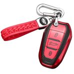 ontto TPU Silikon Araba Anahtarı Kılıfı Deri Anahtarlık Peugeot 308 408 508 2008 3008 4008 5008 Citroen C4 C4L C6 C3-XR Aksesuarları Anahtar Kılıfı Anahtar Kabuk Anahtar Tutucu Koruyucu Kırmızı