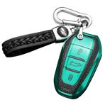 ontto TPU Silikon Araba Anahtarı Kılıfı Deri Anahtarlık Peugeot 308 408 508 2008 3008 4008 5008 Citroen C4 C4L C6 C3-XR Aksesuarları Anahtar Kılıfı Anahtar Kabuk Anahtar Tutucu Koruyucu Yeşil