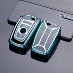 ONTTO TPU Silikon Araba Anahtarlık Kapağı BMW 1 2 3 4 5 6 M X Serisi BMW F10 F30 X3 X4 M2 M3 M4 M5 M6 3GT 5GT için Anahtarlık Anahtarlık Anahtarlık Anahtar Tutucu Anahtar Koruyucu Aksesuarlar 1 adet Yeşil A