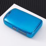ontto TPU silikon araba anahtarlık kapak fit Mazda 3 Alexa CX-30 CX5 CX8 CX9 CX4 2019 2020 2021 2022 3 düğmeler anahtarlık akıllı anahtar kılıfı anahtar kabuk anahtarlık koruyucu aksesuarları mavi