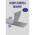 Onur Cırt Cırtlı Bant 5 cm Genişlik 1 Metre Çift Taraflı Güçlü Tutuş Yapıştırıcı Bant - Beyaz