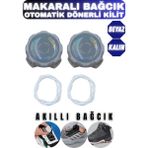 Onur Makaralı Ayakkabı Bağcığı – Akıllı Kilit Sistemli - Beyaz