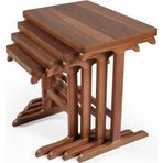 Onurdesign Ahşap 4Lü T Zigon Sehpa