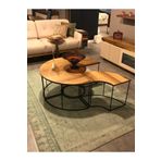 Onurdesign Lucca Mdf Ceviz Kaplama Orta Sehpa 4+1 lca-01