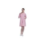ONURTEKS İŞ ELBİSELERİ Onurteks Pembe Ekose Iş Önlüğü Piti Kareli Önlük Klasik Model Kadın