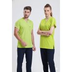 Onurteks Likralı Cerrahi, Doktor, Hemşire, Veteriner, Dişçi, Desenli, Renkli Forma Tek Üst Scrubs - XS