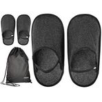 ONVAYA® Torbada lastik bantlı el terliği, ABS taban, müze terliği, galoş, misafir terliği, kilitli terlik, koruyucu ayakkabı Gri Size: X-Large/XX-Large X-Weit