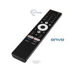 Onvo İle Uyumlu Model 65OVF9001UQ Mikrofonlu Smart 4K Led Tv Kumandası