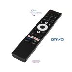 Onvo İle Uyumlu Model 85OVF9001UQ Mikrofonlu Smart 4K Led Tv Kumandası