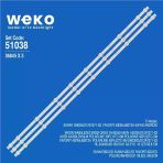 Onvo Ov40250 40 '' 3 Adet Tv Led Bar (Tvnizi Açıp İçindeki Led Barla Birebir Aynısı Olduğunu Görmeden Almayınız. Sonrasında İade Almamaktayız.)