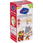 ONY-359 Ahşap Sihirli Küpler 100 Parça -Onyıl Oyuncak - Çok Renkli
