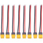 Onyehn 4 Çift 150mm 12AWG Silikon Tel XT60H Tak Erkek ve Dişi Konnektör RC Lipo Pil FPV Yarış Drone için, Kılıf Muhafaza Kapağı ile