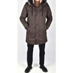 Onz 225 Onz Içi Kürklü Kapşonlu Mont/haki/s