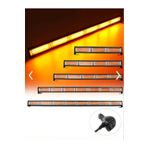 ÖOA 90 Cm Sarı-sarı Çakar Lamba 12v-24v Çalışır 12 Fonksiyonlu Iş Makinası Traktör Çekici Tır Kamyon