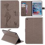 Ooboom® iPad Case Cat Tree desenli PU deri Flip Smart Cover Wallet stand with Card/Cash yuva paket manyetik sabitleyicisi for iPad iPad Pro 10.5 802375