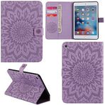 Ooboom® iPad Case Sunflower desenli PU deri Flip Smart Cover Wallet with destek çubuğu Card Holder for iPad iPad 2/3/4 802404