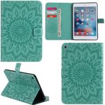 Ooboom® iPad Case Sunflower desenli PU deri Flip Smart Cover Wallet with destek çubuğu Card Holder for iPad iPad Pro 9.7" 802434