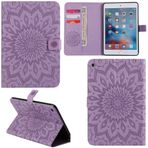 Ooboom® iPad Case Sunflower desenli PU deri Flip Smart Cover Wallet with destek çubuğu Card Holder for iPad Neues iPad 2017 9.7" 802452