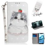 Ooboom Nokia 5.1 Plus Kılıf 3D Manyetik Flip PU Deri Koruyucu Kılıf Cep Telefonu Çantası Case Cover Stand Kart Bölmeli Kredi Kartı Bölmeli Taşıma Kayışı Nokia 5.1 Plus için - Kedi Domates