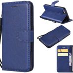 Ooboom Samsung Galaxy J4 2018 Kılıf Manyetik Flip Folyo PU Deri Koruyucu Kılıf Çanta Kitap Tarzı Case Cover Stand Kart Bölmeli Taşıma Askısı Samsung Galaxy J4 2018 için - Mavi