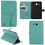 Ooboom® Samsung Galaxy Tab Case Cat Tree desenli PU deri Flip Smart Cover Wallet stand Card/Cash yuva paket manyetik sabitleyicisi for Samsung Galaxy Tab Samsung Galaxy Tab A 7.0 801981
