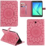 Ooboom® Samsung Galaxy Tab Case Sunflower desenli PU deri Flip Smart Cover Wallet with destek çubuğu Card Holder for Samsung Galaxy Tab Samsung Galaxy Tab A 8.0 802467