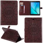 Ooboom® Samsung Galaxy Tab Case Sunflower desenli PU deri Flip Smart Cover Wallet with destek çubuğu Card Holder for Samsung Galaxy Tab Samsung Galaxy Tab A 9.7 802472
