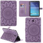 Ooboom® Samsung Galaxy Tab Case Sunflower desenli PU deri Flip Smart Cover Wallet with destek çubuğu Card Holder for Samsung Galaxy Tab Samsung Galaxy Tab E 9.6 802492