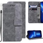 Oobooms Xiaomi Poco X3 NFC/Poco X3/Poco X3 Pro için Kılıf, Manyetik Kapaklı, Folyo PU Deri Cüzdan Stantlı Kılıf, Kredi Kartı Yuvalı Para Tutucu Bilek Kayışı - Gri