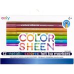 Ooly Metalik Renkler Ooly Color Sheen Keçeli Kalem 12’li Metalik Renkler