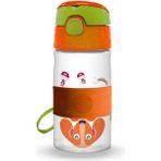 Oops Unisex Çocuk Pipetli Suluk 400 ml - 1 Yaş ve Üzeri - Beyaz - Eflatun
