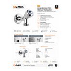OPAK Duvar Tipi Çamaşır ve Bulaşık Makinesi Musluğu