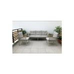 OPAL 3+1+1 (GRİ) Metal Gövde Balkon-bahçe-kafe,çay Seti,koltuk Takımı,oturma Grubu,ofis Koltuğu